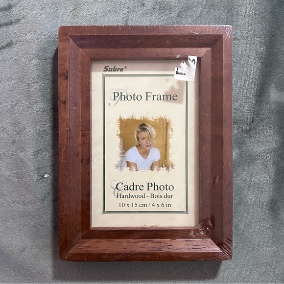 Lot of 2 wood frame & photo album for 4” x 6” photo - Picture 3 of 6